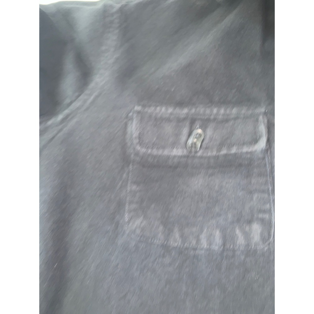 Taylor Stitch Yosemite Chamois Shirt Mens 40 Medium Black Heavyweight Flannel - Picture 4 of 8